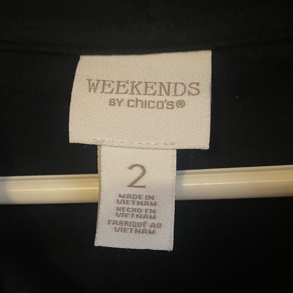 Chico's Black Cowl Neck Top - Picture 2 of 7